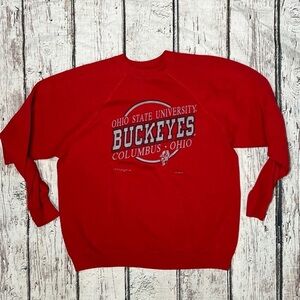 Vintage Ohio State Buckeyes University NCAA Collegiate 1980s Sweatshirt